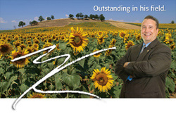 TK Out Standing in his Field